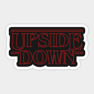 The Upside Down Sticker